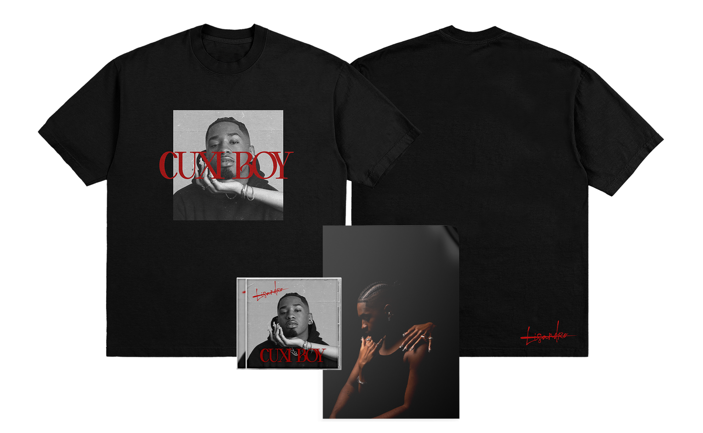 Pack CD + T-shirt + Poster dédicacé